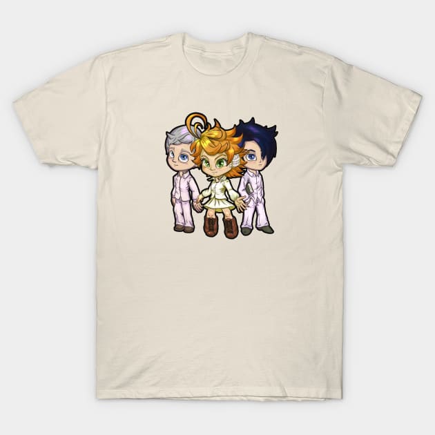 Chibis The Promised Neverland T-Shirt by ideo